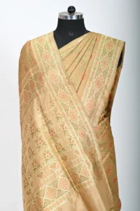 Cream-pure-kaCream-pure-katan-wilk-with-resham-tanchoi-banarasi-saree-silkwaystan-wilk-with-resham-tanchoi-banarasi-saree-silkways