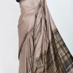 Grey Colour Katan Silk with Resham Tanchoi Banarasi Saree