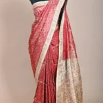 Red Katan Silk with Resham Tanchoi Banarasi Saree