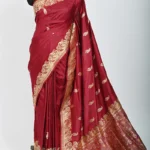 Red Colour Katan Silk Handwoven Banarasi Saree