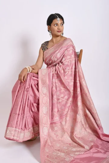 Handwoven Pure Katan Silk Saree