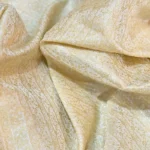 Cream Banarasi Silk Brocade Fabric