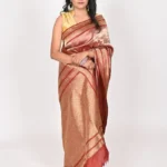 red katan silk Tanchoi banarasi saree