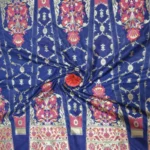 Blue Banarasi Katan Silk Lehenga