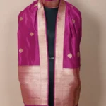 majanta booti katan silk handloom banarasi dupatta